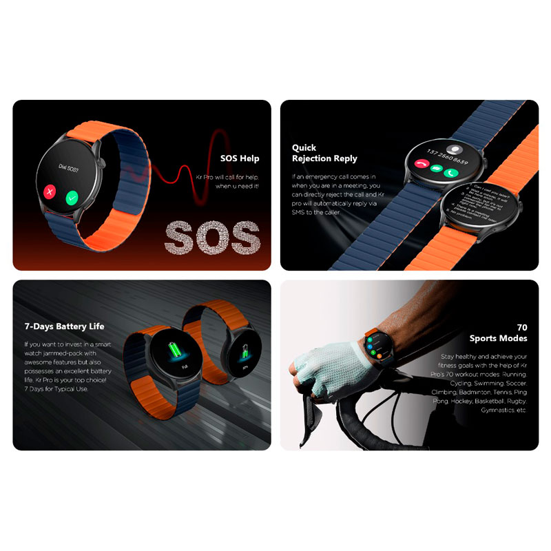 ساعت هوشمند کیسلکت Kieslect Calling Watch KR Pro YFT2030EU