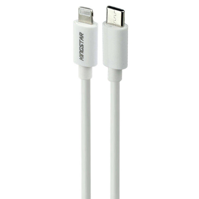 کابل تبدیل KingStar K251i Type-C to Lightning 3A 1.1m +کابل هدیه