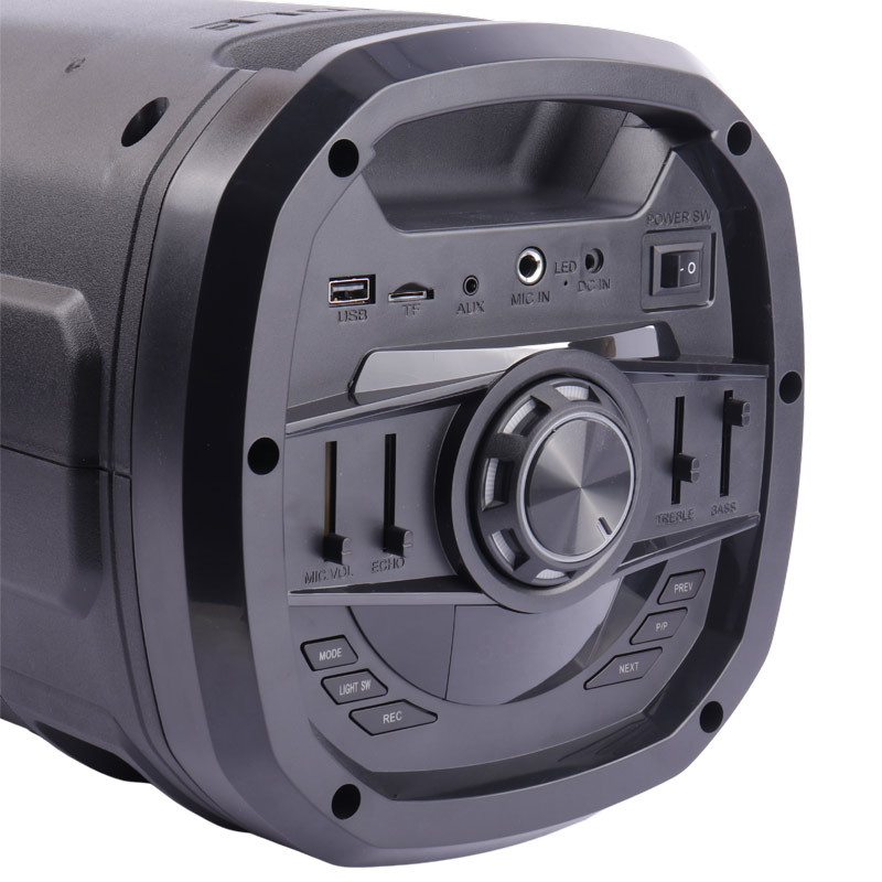 اسپیکر چمدانی بلوتوثی رم و فلش خور KingStar KBS455 + میکروفون و ریموت کنترل