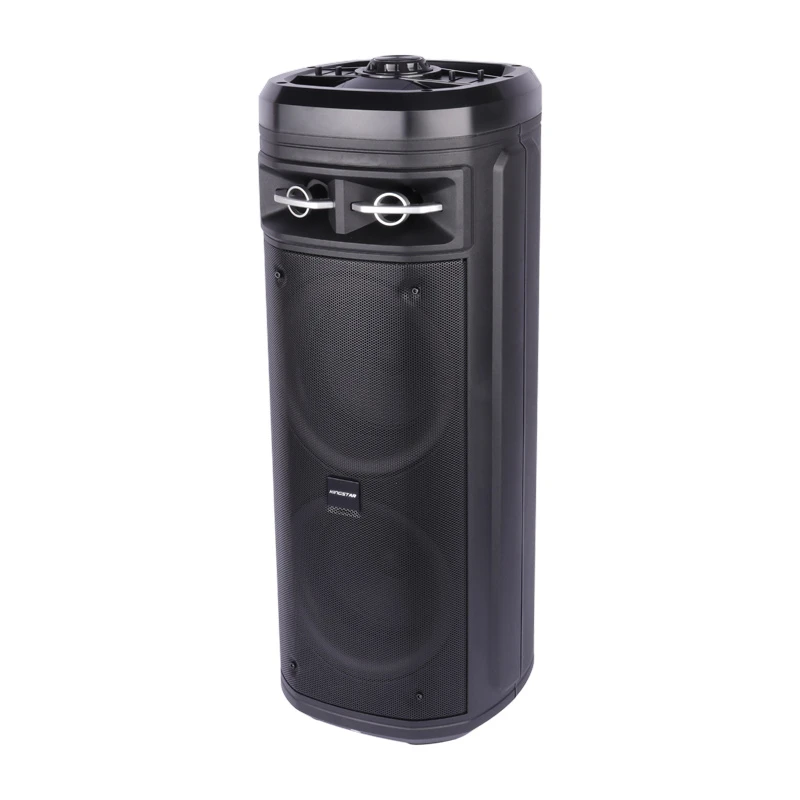 اسپیکر چمدانی بلوتوثی رم و فلش خور KingStar KBS455 + میکروفون و ریموت کنترل