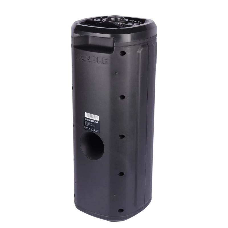 اسپیکر چمدانی بلوتوثی رم و فلش خور KingStar KBS455 + میکروفون و ریموت کنترل
