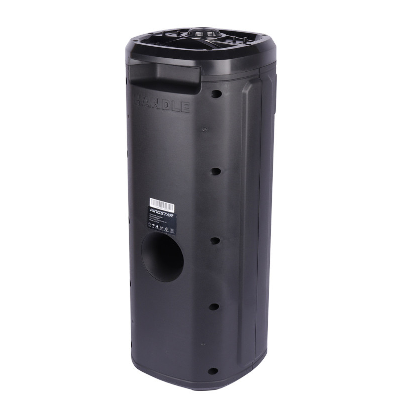 اسپیکر چمدانی بلوتوثی رم و فلش خور KingStar KBS455 + میکروفون و ریموت کنترل
