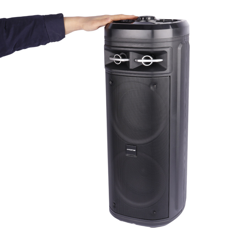 اسپیکر چمدانی بلوتوثی رم و فلش خور KingStar KBS455 + میکروفون و ریموت کنترل