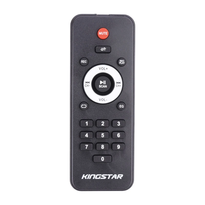 اسپیکر چمدانی بلوتوثی رم و فلش خور KingStar KBS455 + میکروفون و ریموت کنترل