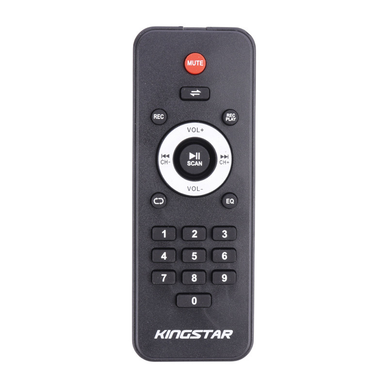 اسپیکر چمدانی بلوتوثی رم و فلش خور KingStar KBS455 + میکروفون و ریموت کنترل