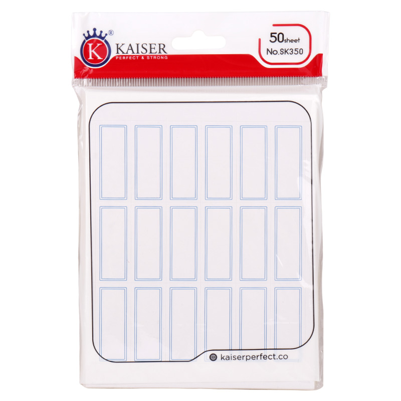 برچسب دور آبی 12*34 میلی متر Kaiser SK350 بسته 900 عددی