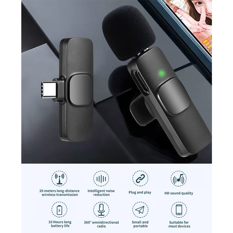 میکروفون یقه ای بی سیم Lavalier