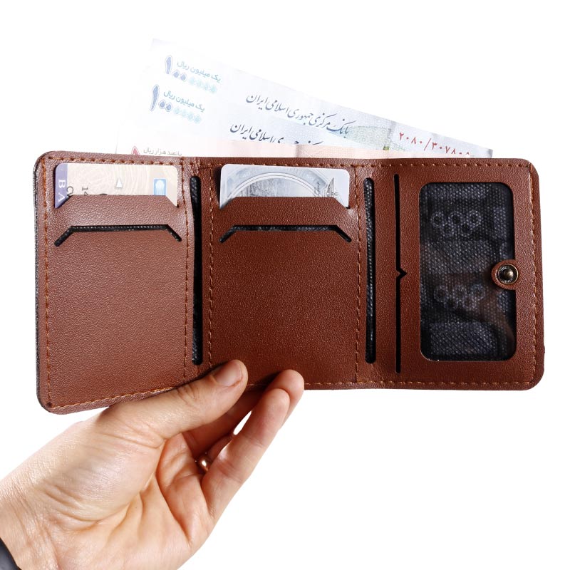 کیف پول چرمی کد 2070