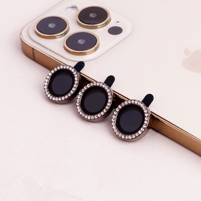 محافظ لنز رینگی نگین دار iPhone 14 Pro Max