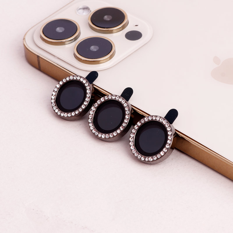 محافظ لنز رینگی نگین دار iPhone 14 Pro Max
