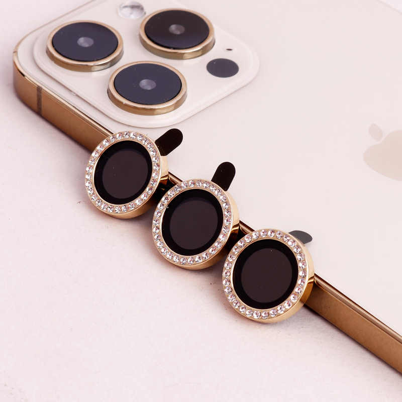 محافظ لنز رینگی نگین دار iPhone 14 Pro Max