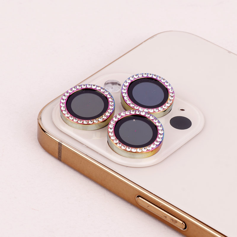 محافظ لنز رینگی نگین دار iPhone 14 Pro Max