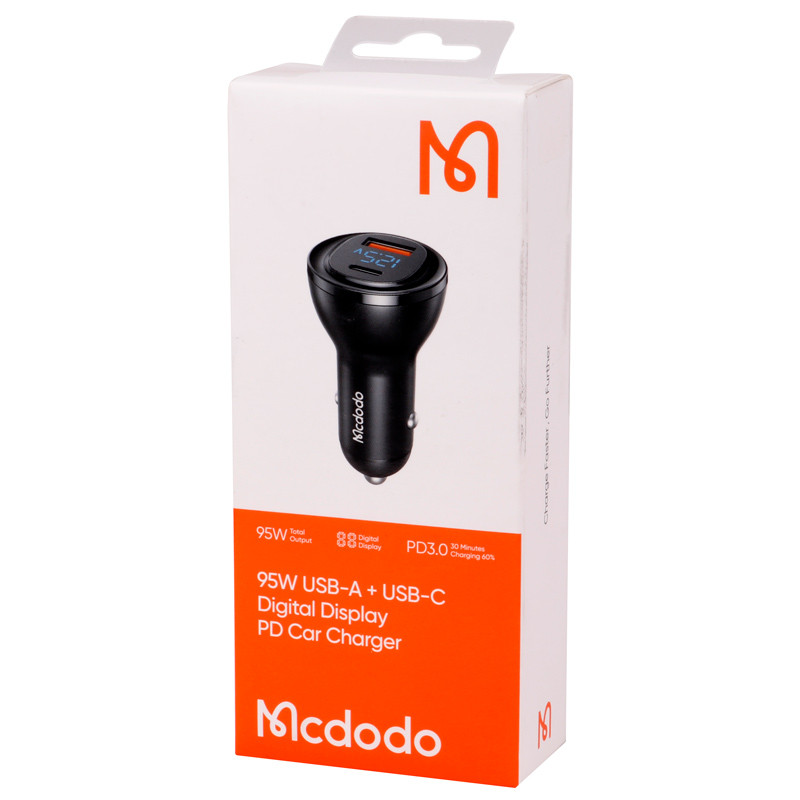 شارژر فندکی فست شارژ Mcdodo CC-5670 5A QC3.0 PD 95W