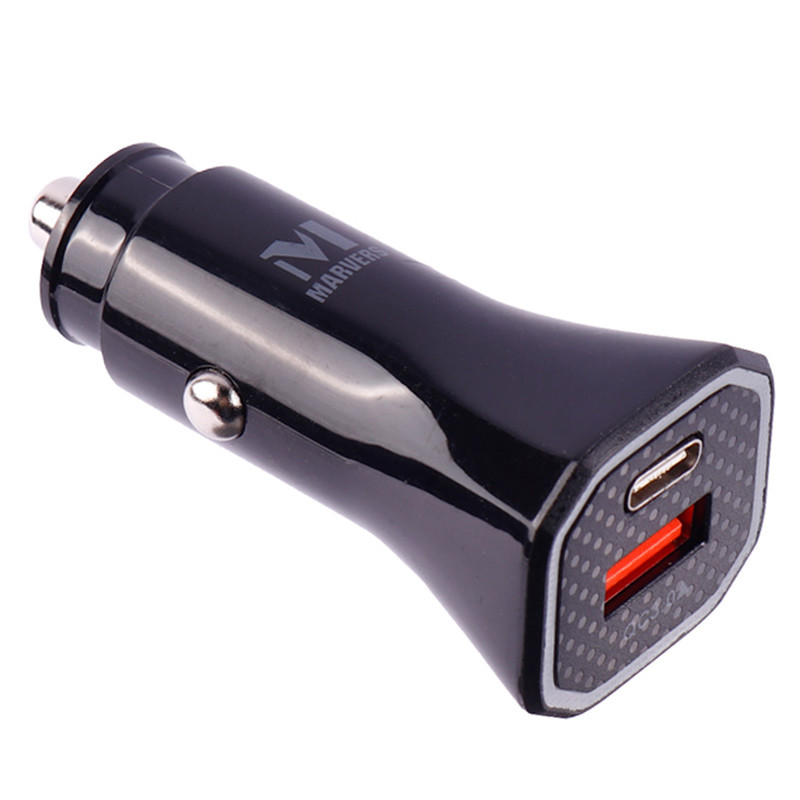 شارژر فندکی فست شارژ Marvers MS-CC211 3A QC3.0 PD 18W
