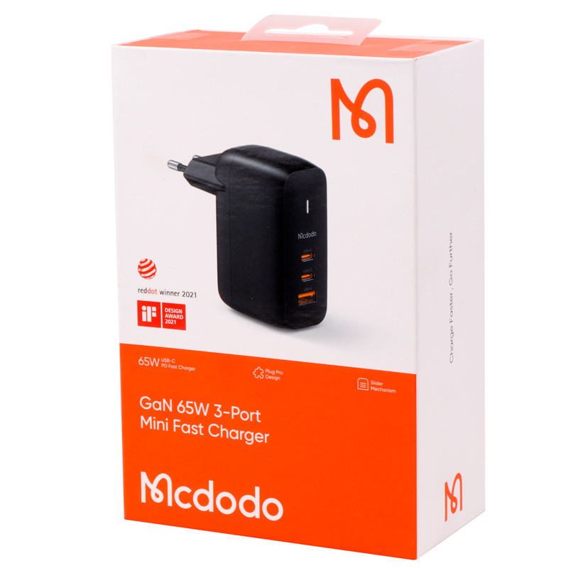 کلگی فست شارژ Mcdodo CH-0291 3Port 5A QC3.0 PD 65W