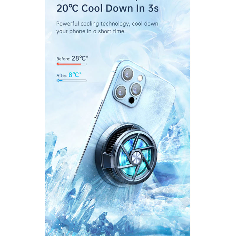 شارژر بی سیم فست شارژ و فن خنک کننده مگنتی Mcdodo CH-212 15W