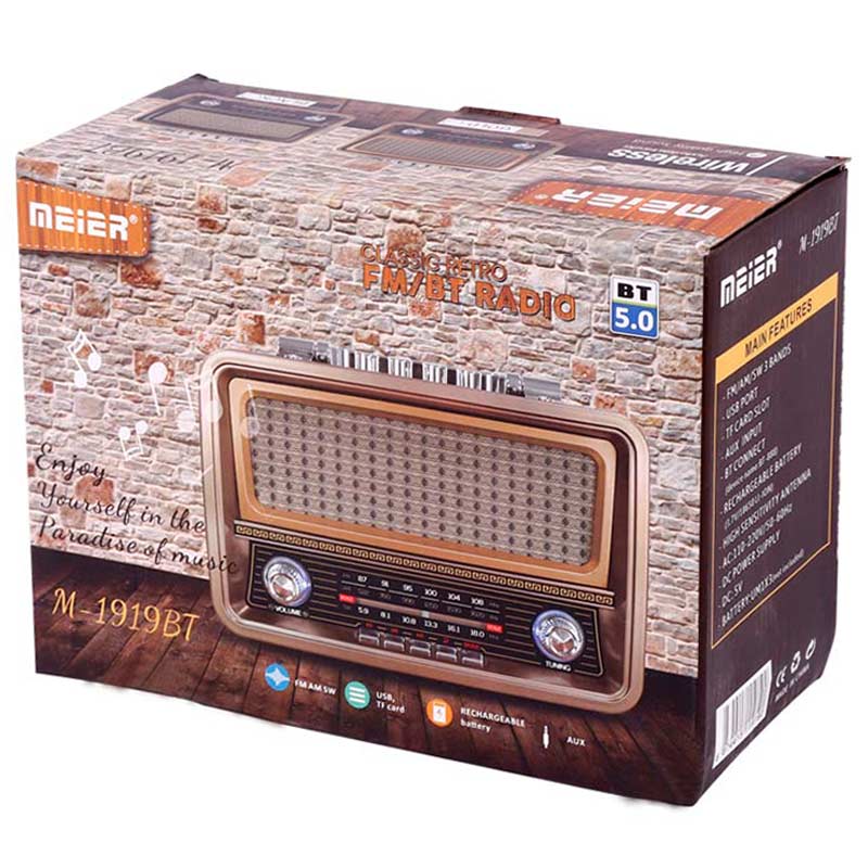 رادیو اسپیکر بلوتوثی مییر M-1919BT
