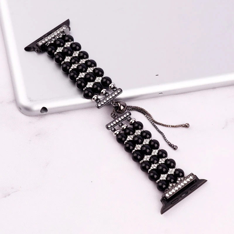 بند Monaco اپل واچ 44/42/45mm کد 7 مشکی