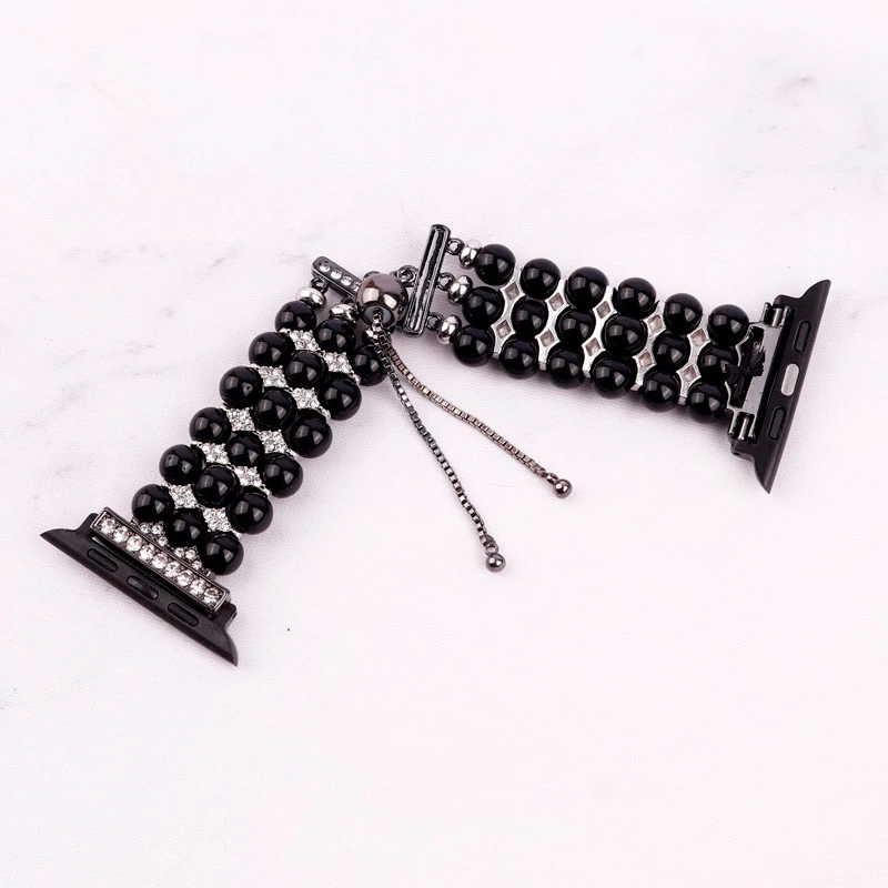 بند Monaco اپل واچ 44/42/45mm کد 7 مشکی