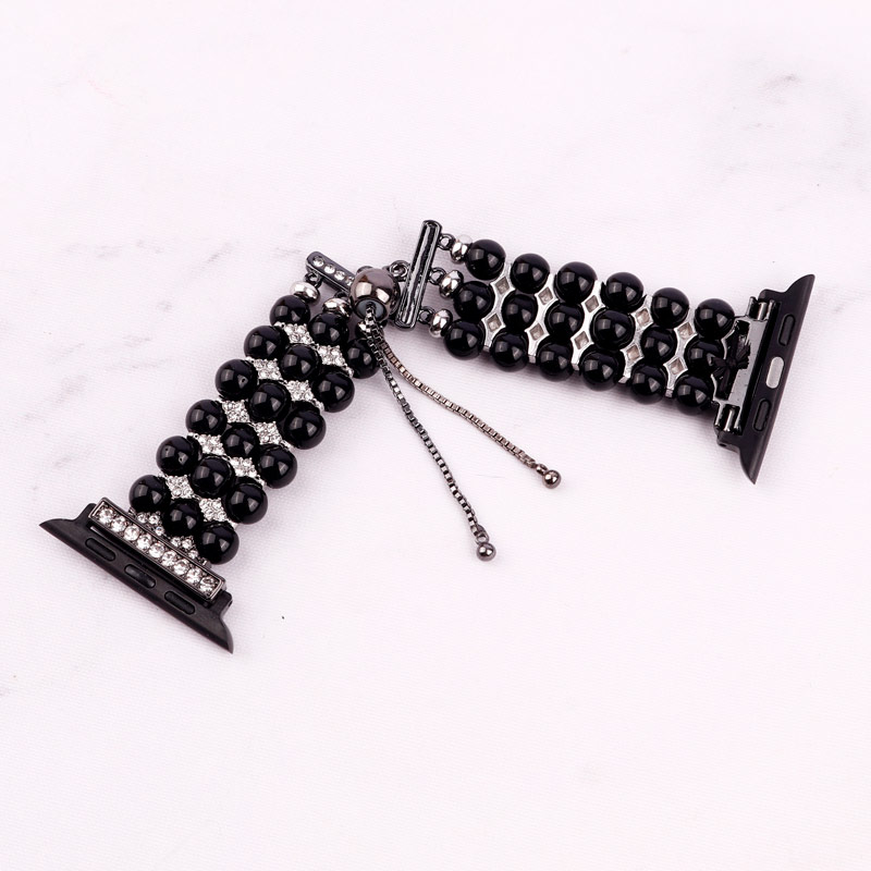 بند Monaco اپل واچ 44/42/45mm کد 7 مشکی