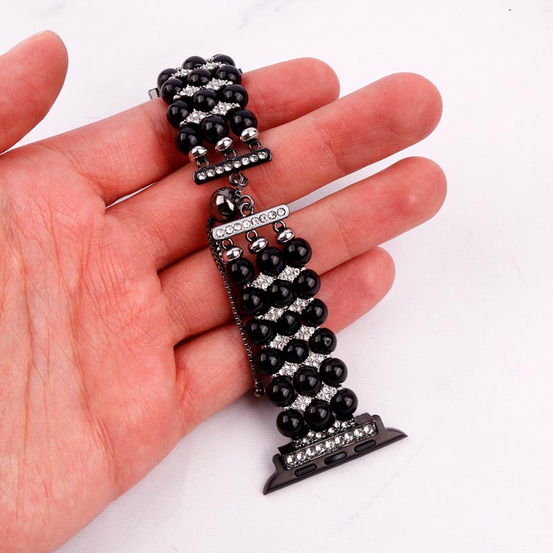 بند Monaco اپل واچ 44/42/45mm کد 7 مشکی
