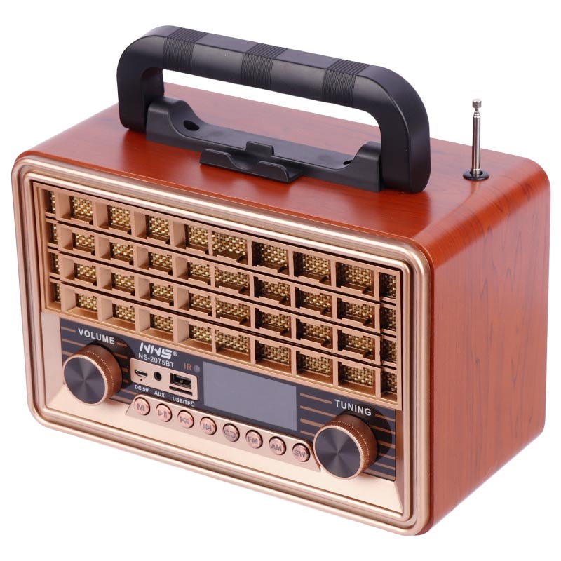 رادیو اسپیکر بلوتوثی رم و فلش خور NNS NS-2075BT + ریموت کنترل