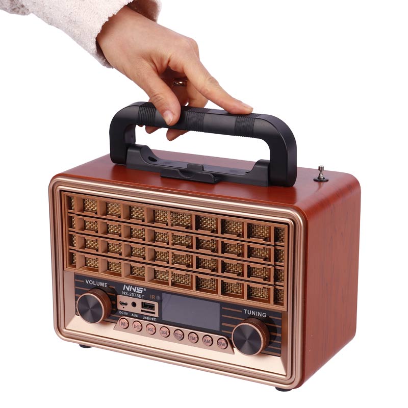 رادیو اسپیکر بلوتوثی رم و فلش خور NNS NS-2075BT + ریموت کنترل