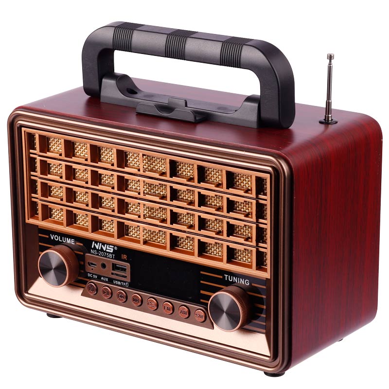 رادیو اسپیکر بلوتوثی رم و فلش خور NNS NS-2075BT + ریموت کنترل