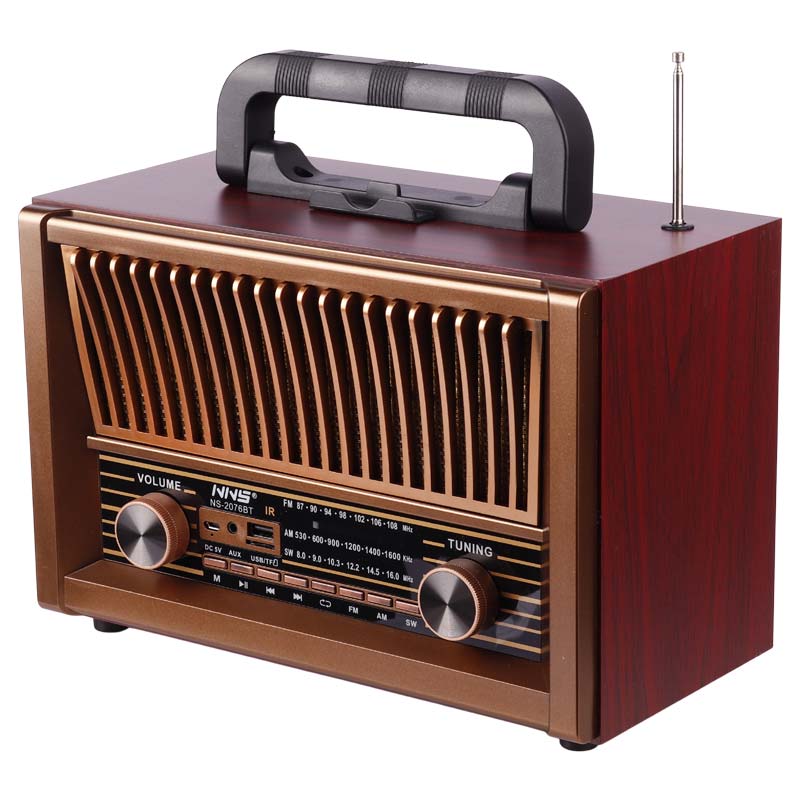 رادیو اسپیکر بلوتوثی رم و فلش خور NNS NS-2076BT + ریموت کنترل