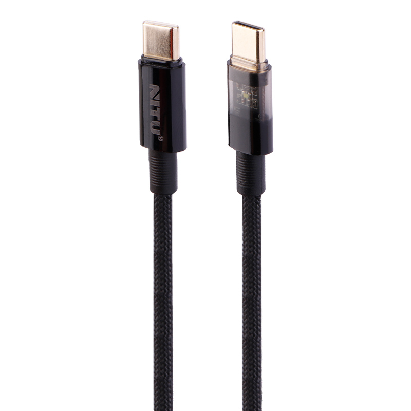 کابل تبدیل فست شارژ Nitu NC143 Type-C to Type-C 60W 1m