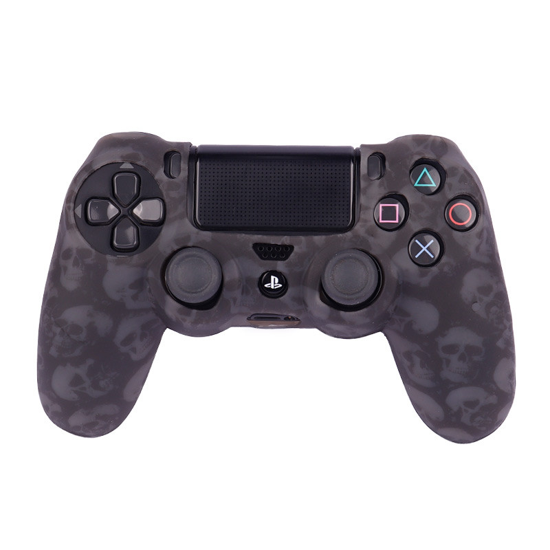 روکش دسته بازی PS4 طرح اسکلت زمینه طوسی