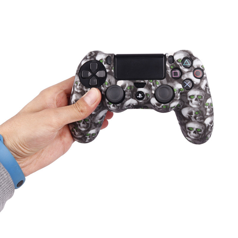 روکش دسته بازی PS4 طرح اسکلت چشم سبز