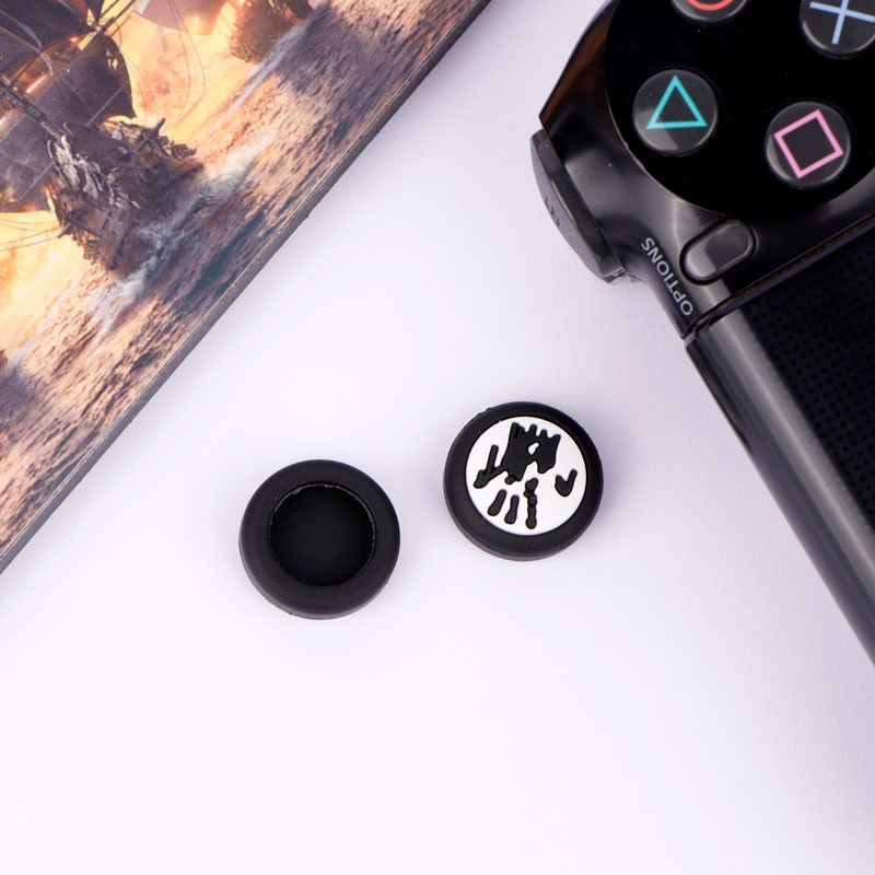 روکش آنالوگ دسته بازی Play Station/XBOX طرح دست کد 2 مشکی سفید