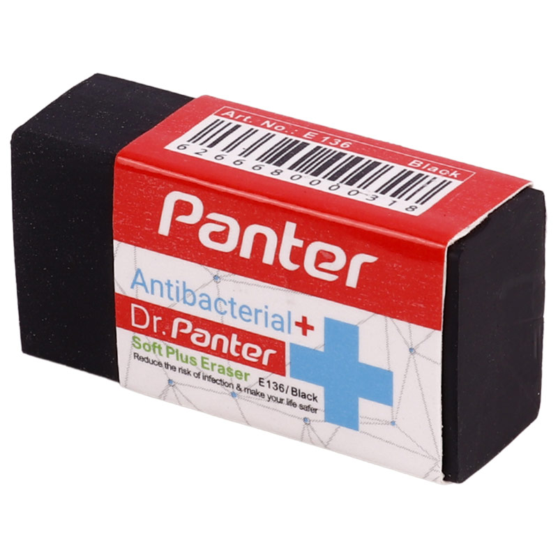 پاک کن پنتر Panter Anti-Bacterial Soft Plus E136 بسته 30 عددی