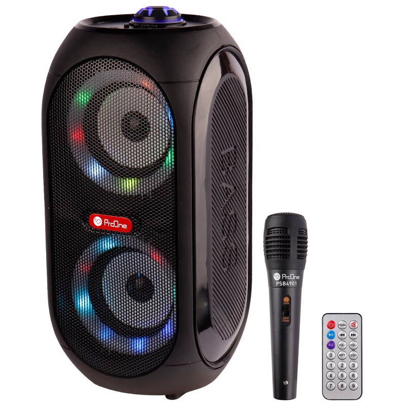 اسپیکر بلوتوثی رم و فلش خور ProOne PSB4901 + میکروفون و ریموت کنترل