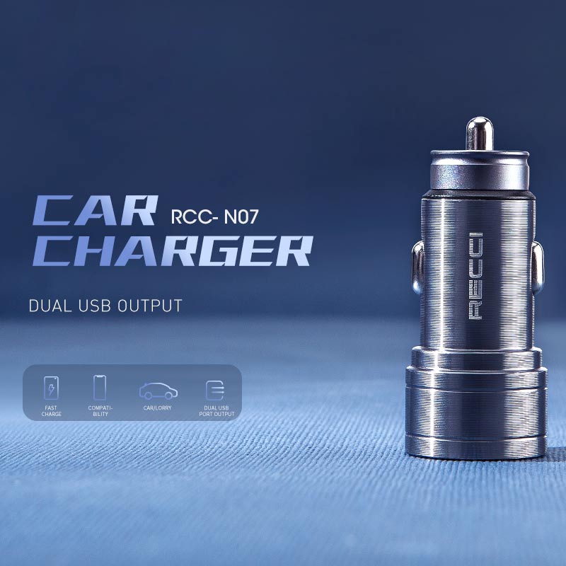 شارژر فندکی فست شارژ Recci RCC-N07 3.1A 15.5W