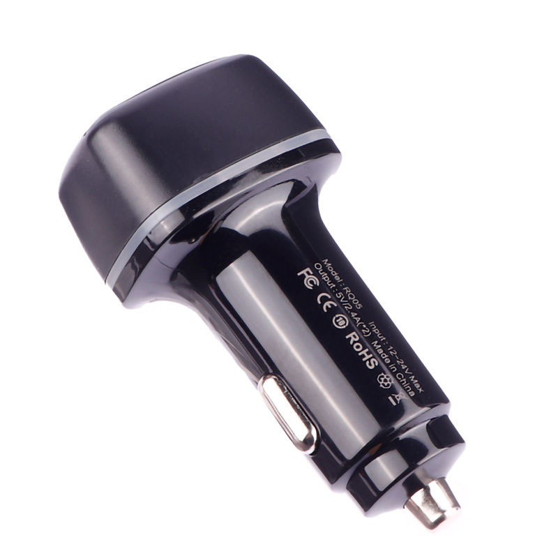 شارژر فندکی Recci RQ05C 2.4A 12W + کابل تایپ سی