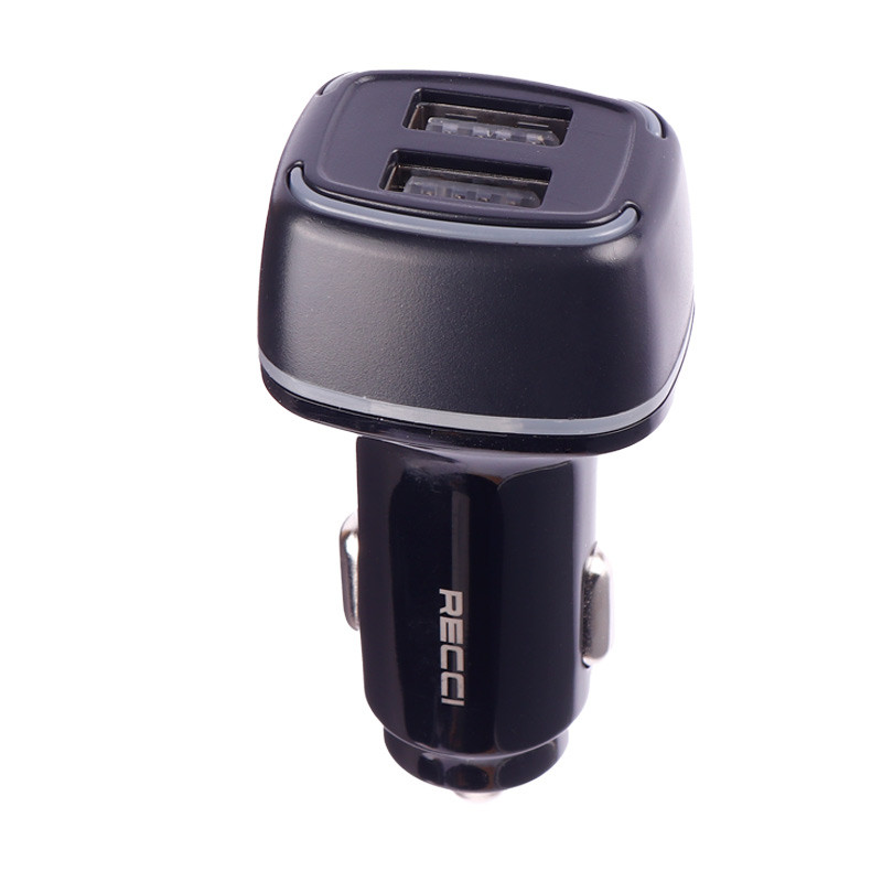 شارژر فندکی Recci RQ05C 2.4A 12W + کابل تایپ سی