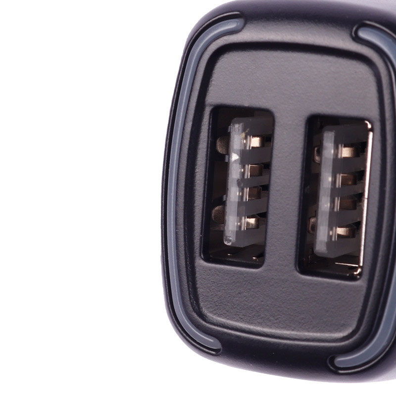شارژر فندکی Recci RQ05L 2.4A 12W + کابل آیفونی