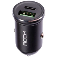 شارژر فندکی فست شارژ Rock H-613C 3A PD 20W