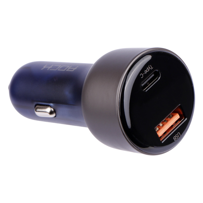 شارژر فندکی فست شارژ Rock SD-017 5A QC3.0 PD 72W