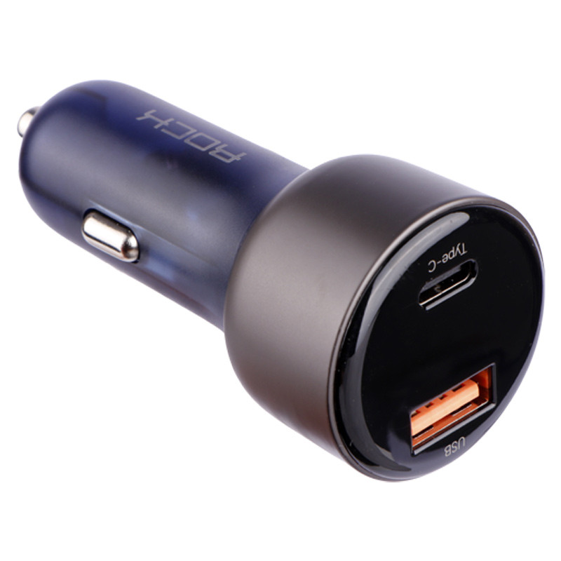 شارژر فندکی فست شارژ Rock SD-017 5A QC3.0 PD 72W