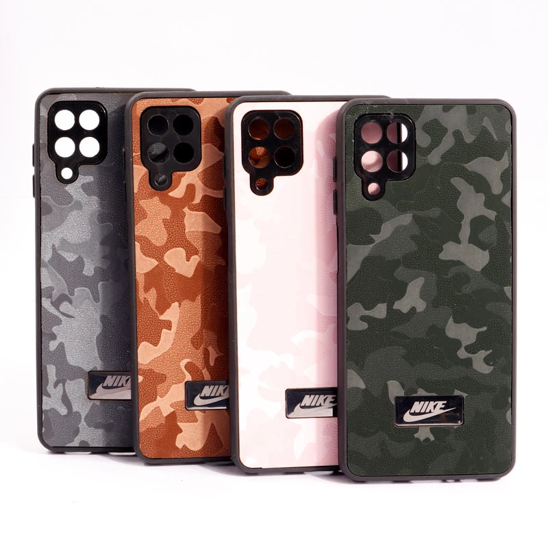 قاب Nike سامسونگ Galaxy A12 طرح چریکی محافظ لنزدار