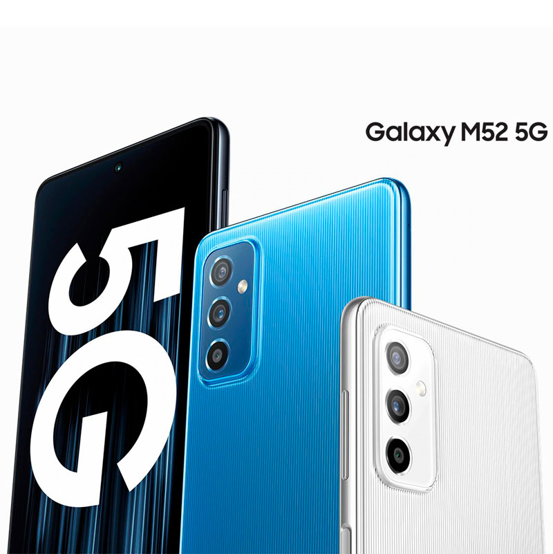 گوشی موبایل سامسونگ Samsung Galaxy M52 5G Dual Sim ظرفیت 128 گیگابایت و رم 8 گیگابایت