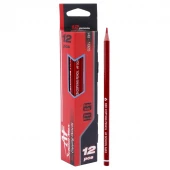 مداد قرمز اسکول مکس School Max HB-1020 بسته 12 عددی