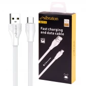 کابل تایپ سی فست شارژ 2.1 آمپر سیبراتون S415 C طول 1 متر