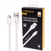 کابل میکرو یو اس بی فست شارژ 2.1 آمپر سیبراتون S415 A طول 1 متر