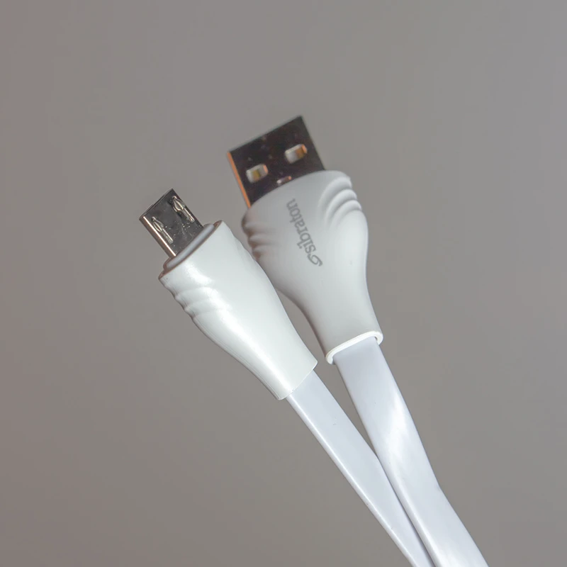 کابل میکرو یو اس بی فست شارژ 2.1 آمپر سیبراتون S415 A طول 1 متر