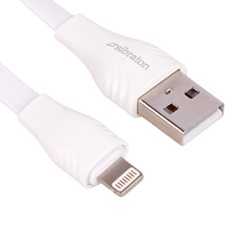 کابل لایتنینگ فست شارژ 2.1 آمپر سیبراتون S415 i طول 1 متر