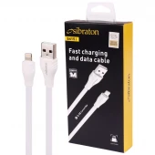 کابل لایتنینگ فست شارژ 2.1 آمپر سیبراتون S415 i طول 1 متر